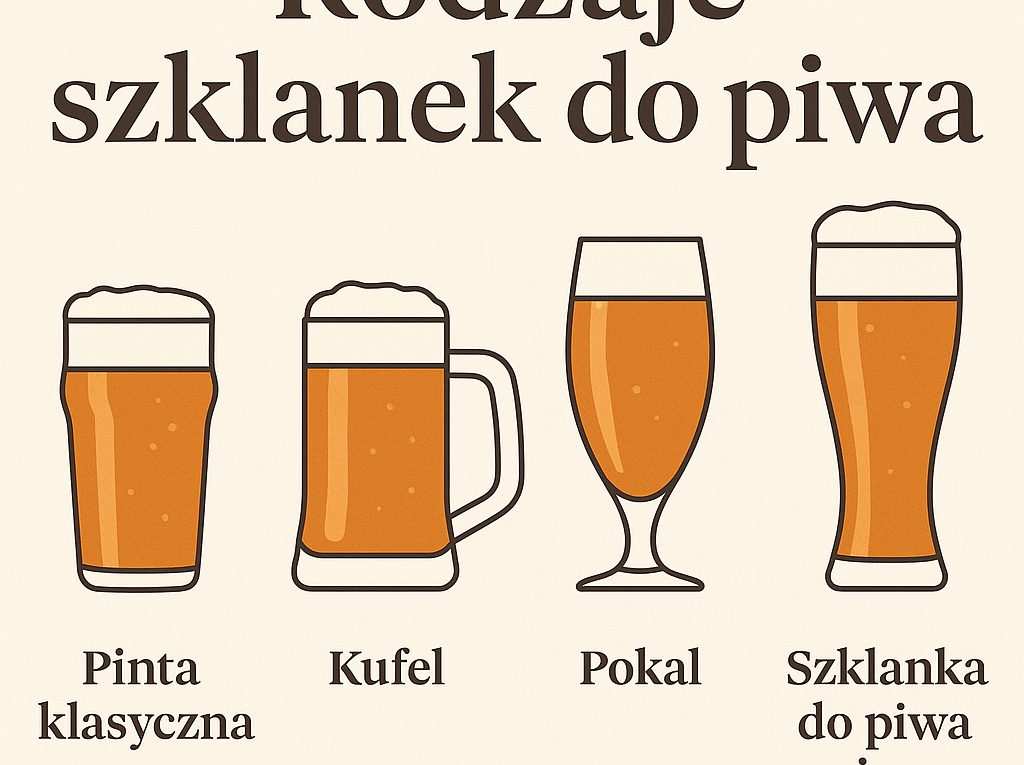 RODZAJE SZKLANEK DO PIWA