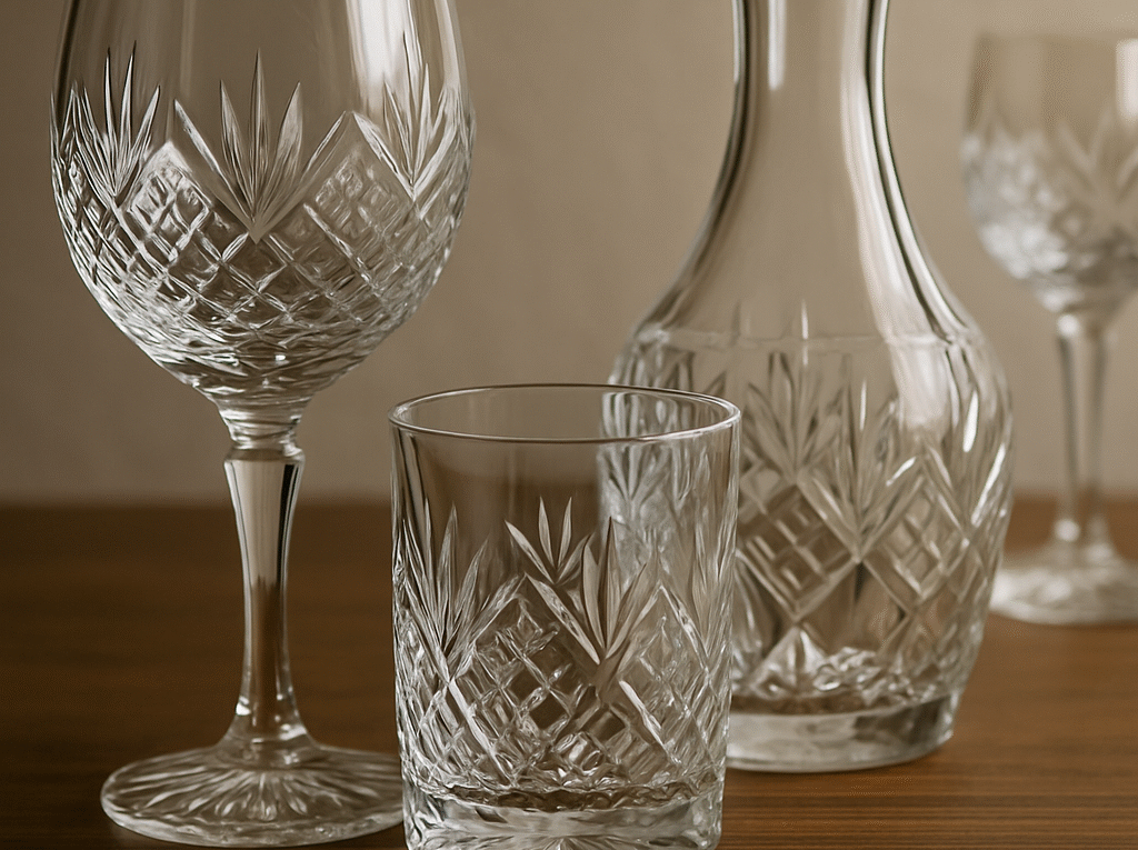 kieliszki i karafki kryształowe